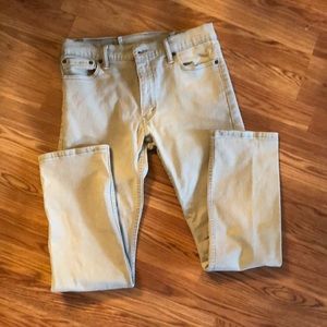 Levi’s men’s 513 jeans size 32x32- light khaki